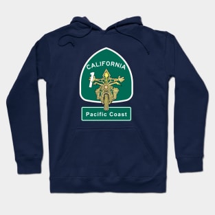 California Bikers Love Pacific Coast Highway Hoodie